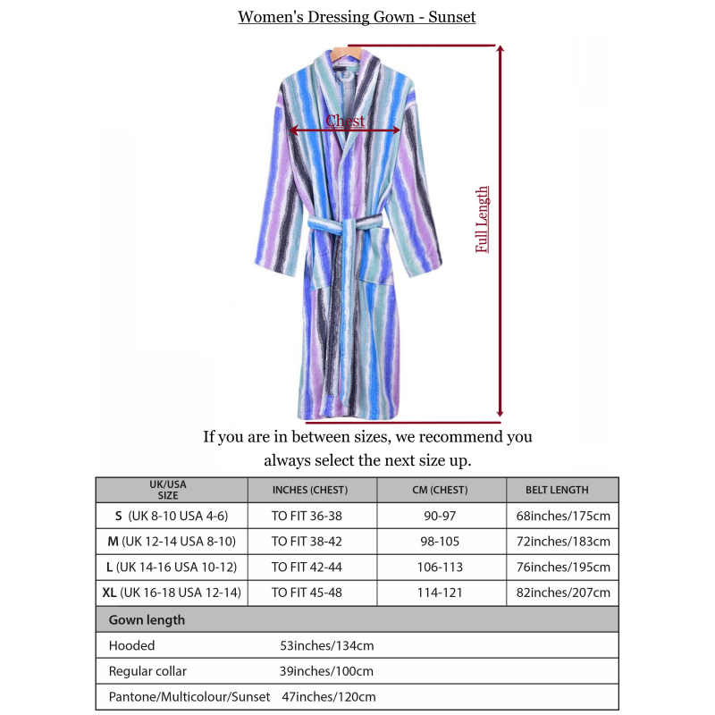 Women's Dressing Gown - Sunset image