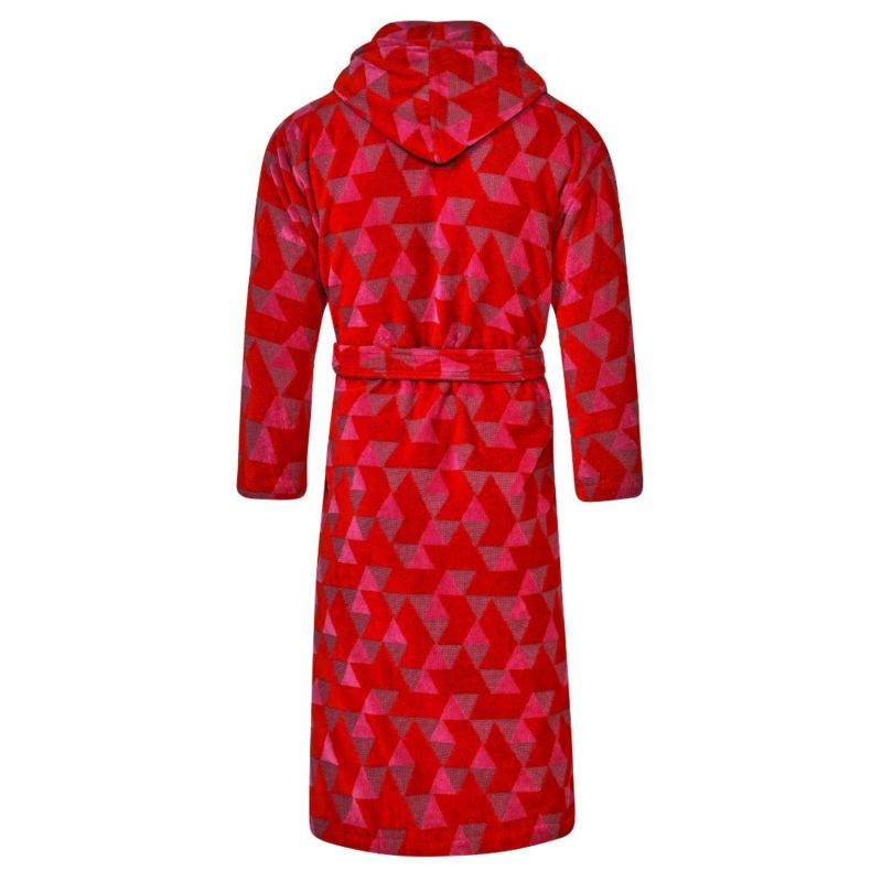 Women's Hooded Dressing Gown - Pink Diamond image