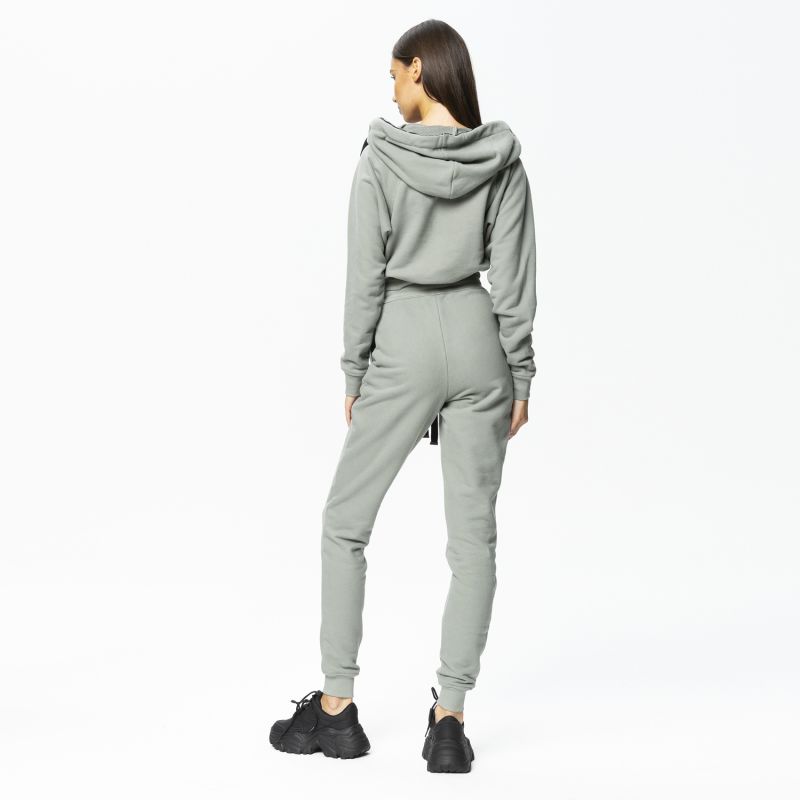 Women's Mint Hoodie With Drawstring Waist image