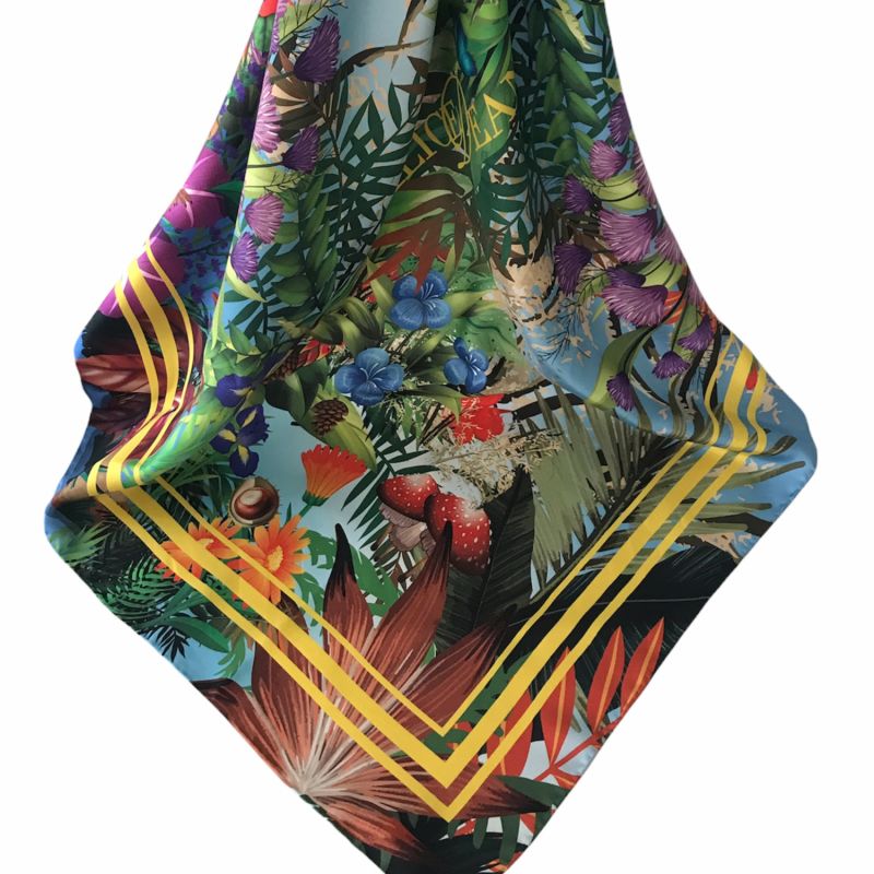 Woodland Flowers Silk Scarf image