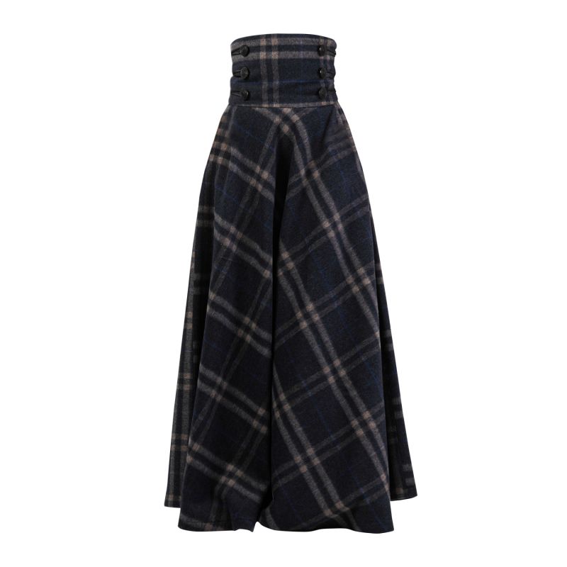 Custom Inked Floor Length Character Skirt with Tall Waistband - Lycra main image 1