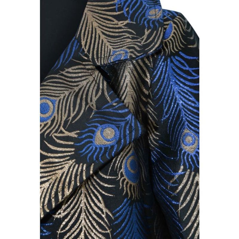Woolhampton Coat Blue Metallic Peacock image