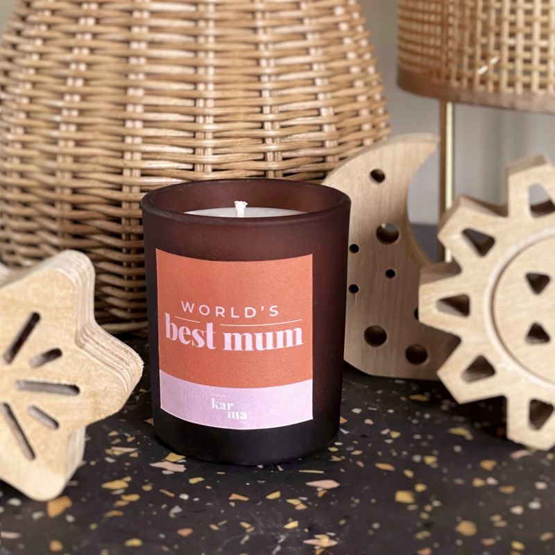 World's Best Mum Candle - Alba Refillable Midi image