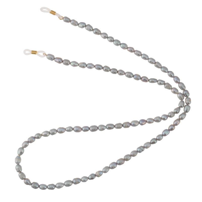 Grey Freshwater Pearls Sunglasses Chains image