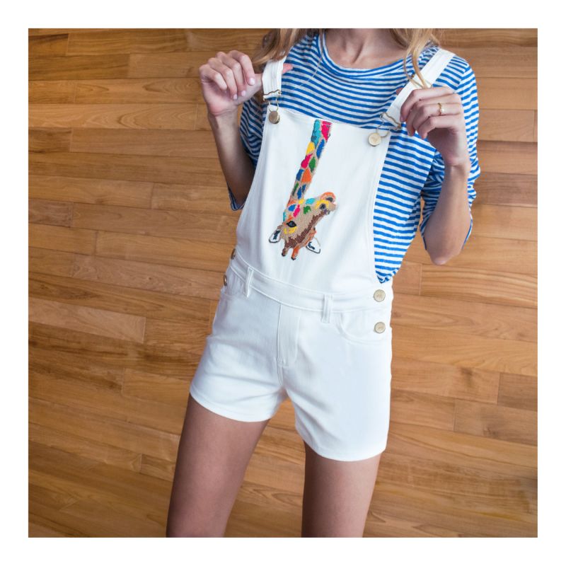 Giraffe Short Overalls image