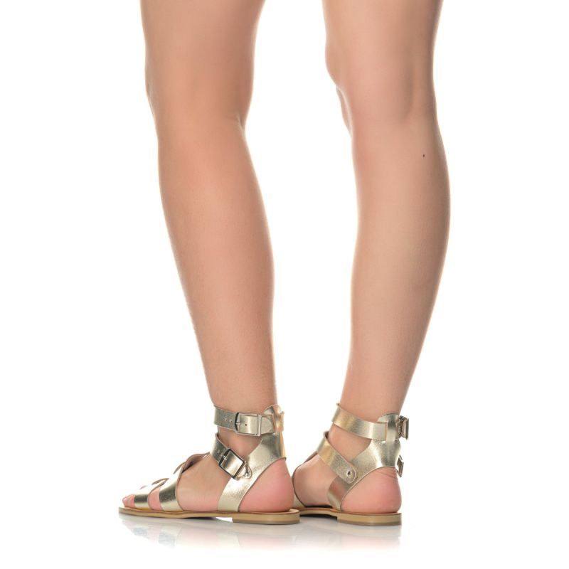 Elegant Gladiator Merope Handcrafted Flat Dress Sandal image