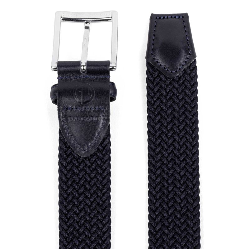 Braided Viscose Belt Blue Enrico image