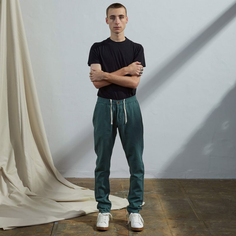 The 5001 Drawstring Pant - Green image