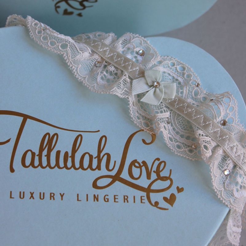 Swarovski Crystal Bridal Garter image