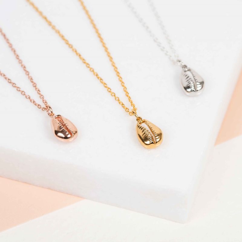 Moka Yellow Gold Vermeil Shell Pendant image