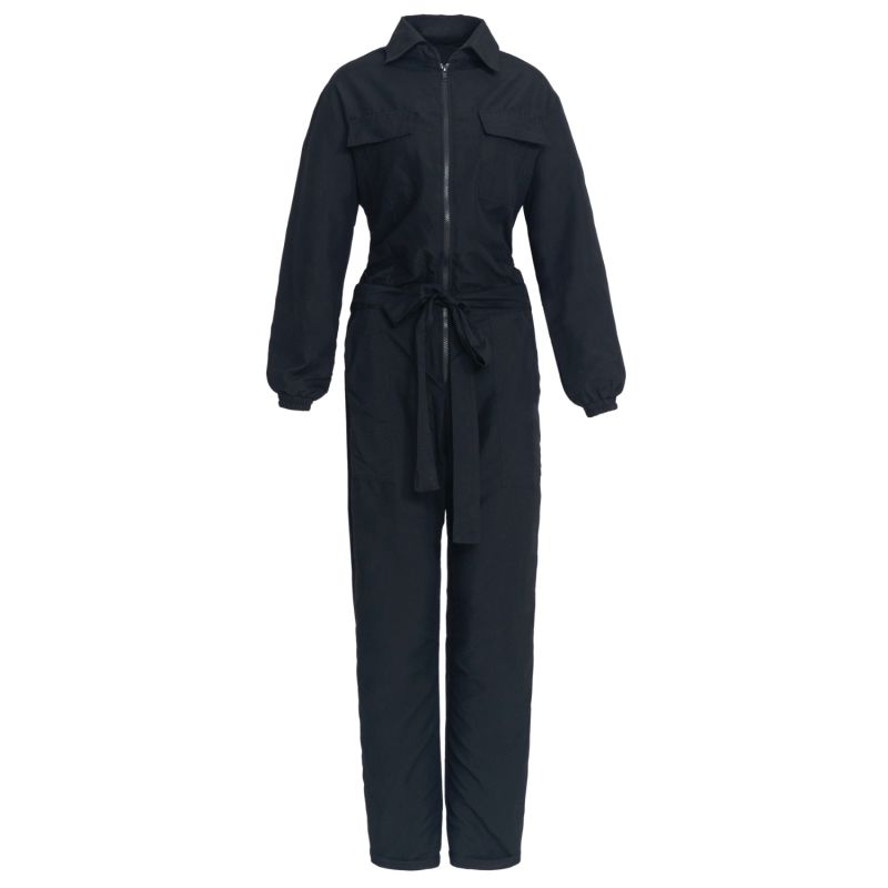 Amelia Recycled Utility Jumpsuit In Black image