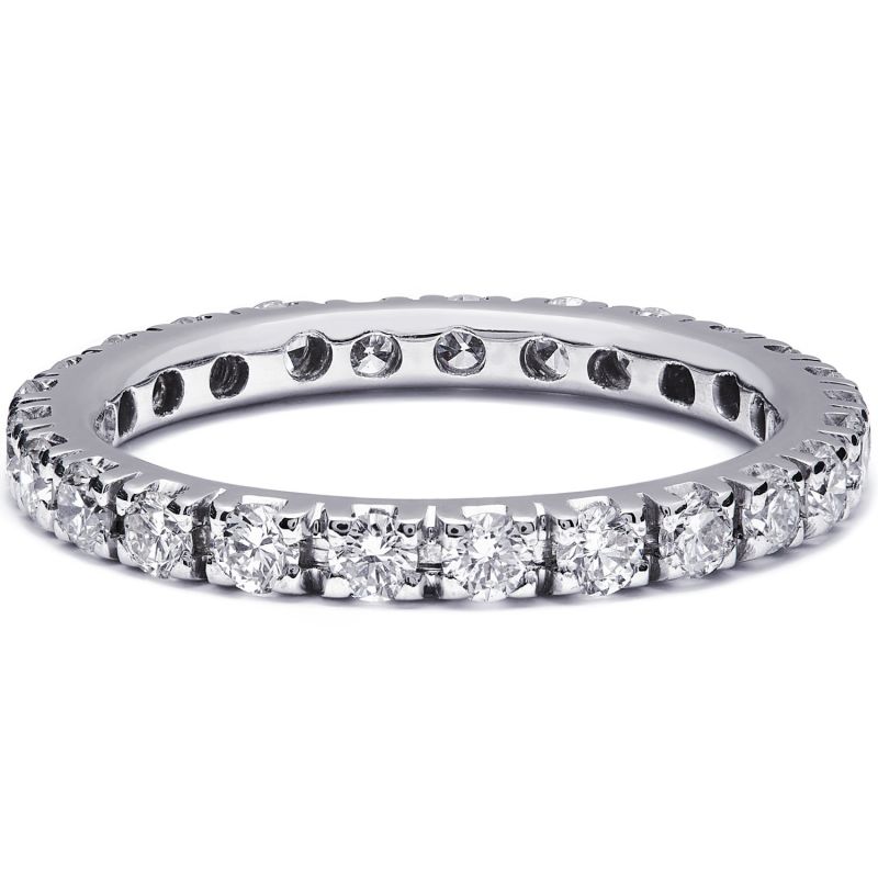 Eternity Diamond Ring In White Gold image