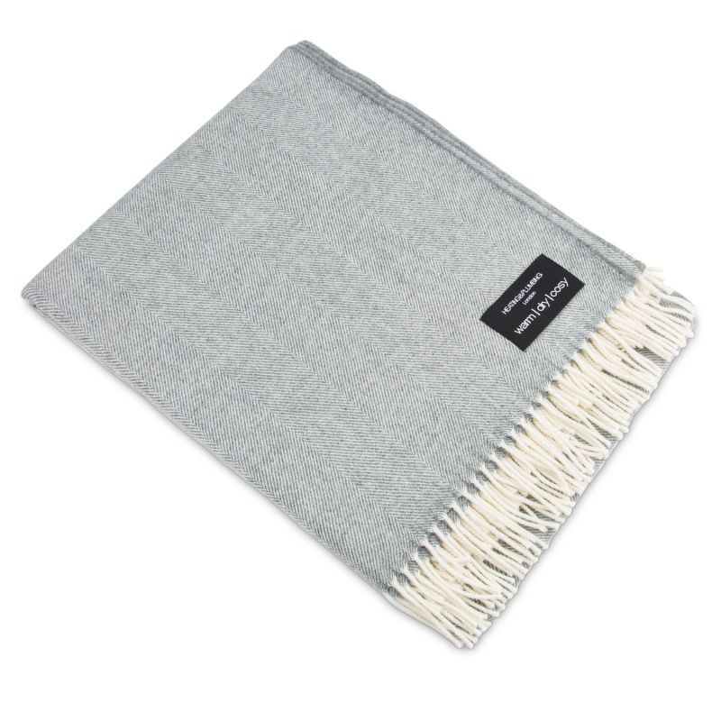 Daydreams - Merino Lambswool Throw - Grey image