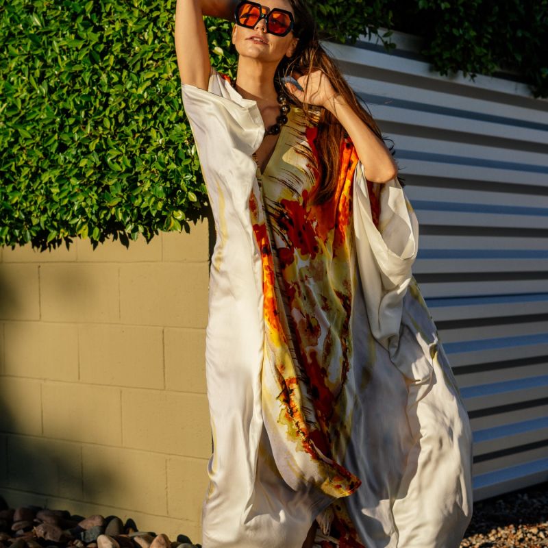 Poppy Mirage Caftan image