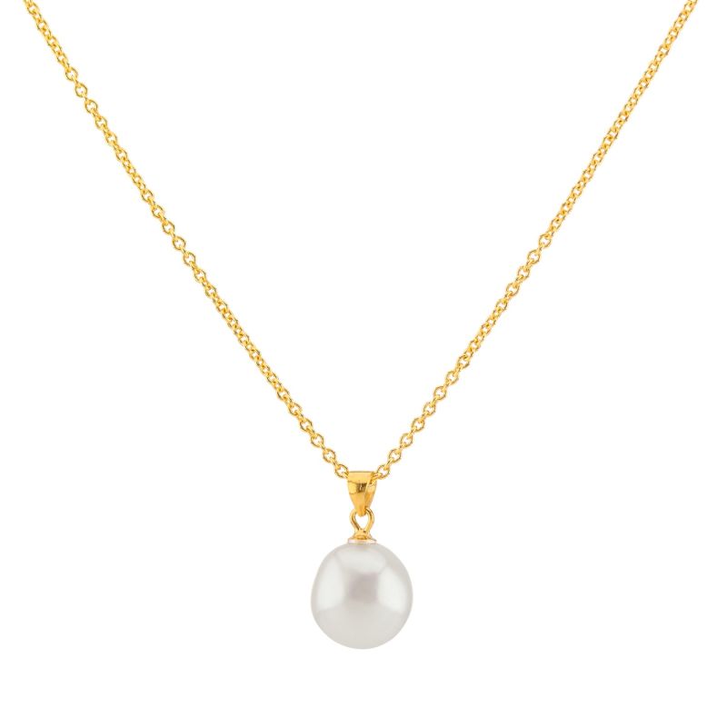 Triora Baroque Pearl & 18Ct Gold Vermeil Pendant image