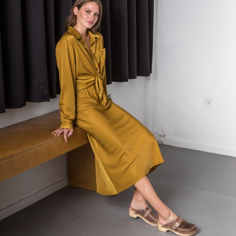 Gemma Skirt In Mustard image