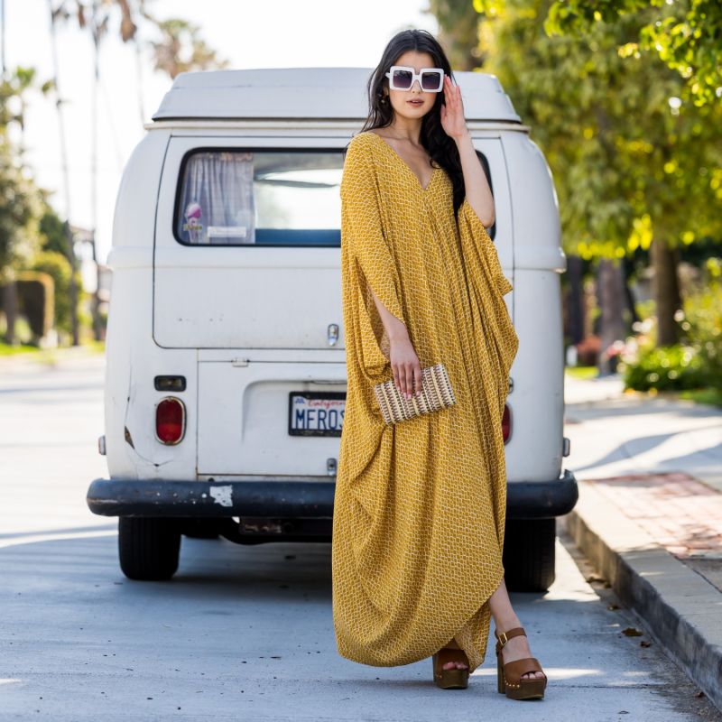 Saffron Chain Caftan image