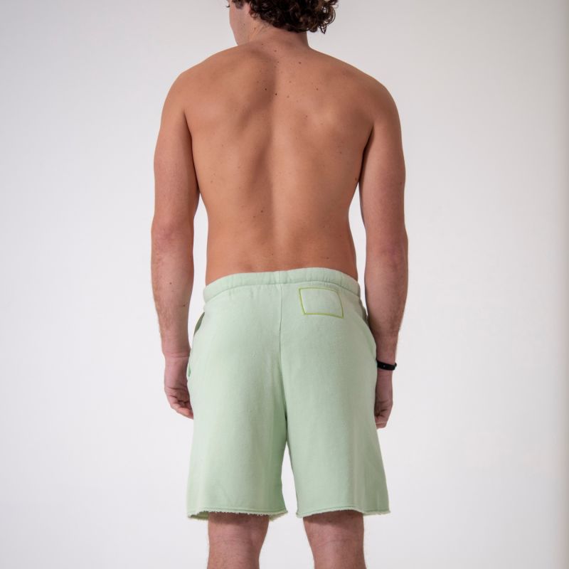 Organic Cotton Sweat Shorts (Green) Unisex image