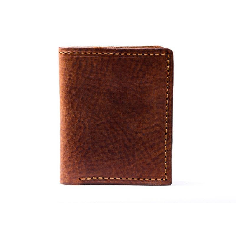 Leather Wallet In Vintage Brown image