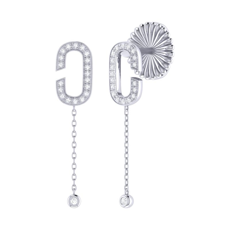 Celia C Drop Earrings In Sterling Silver image