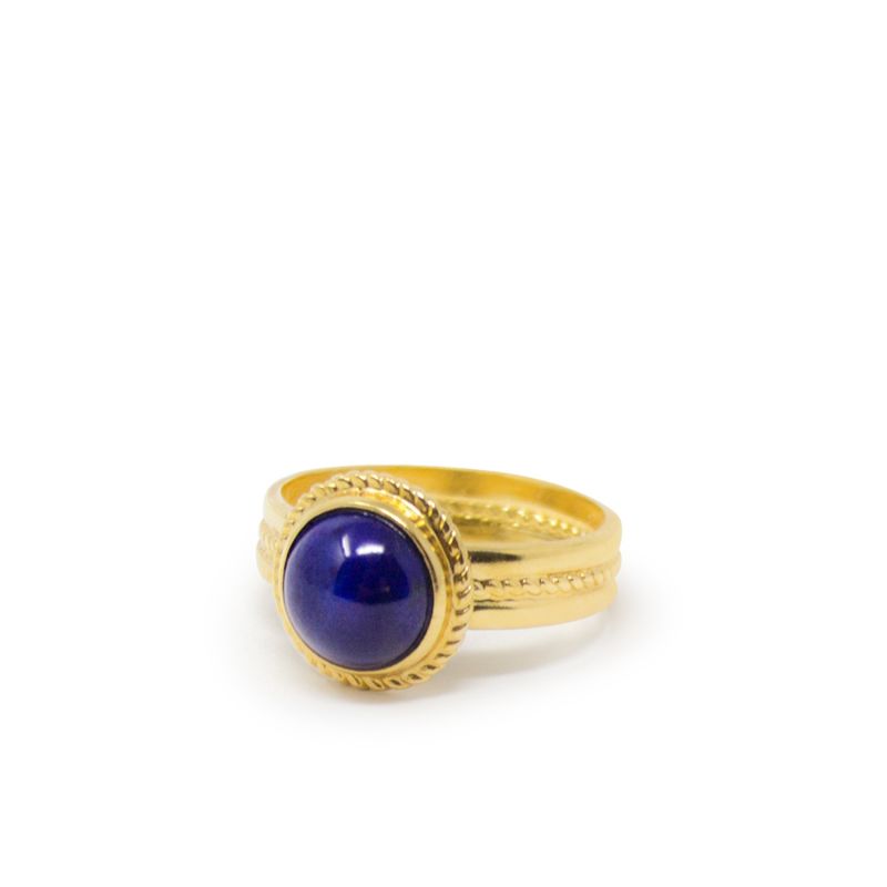 Fascetta Gold-Plated Mini Lapis Ring image