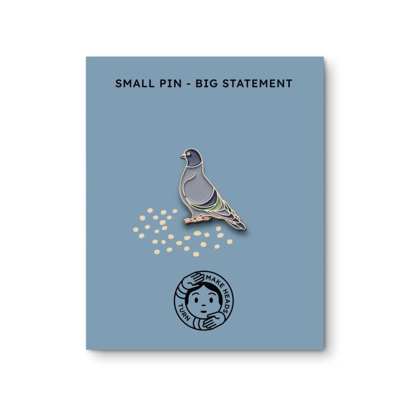 Enamel Pin Pigeon image