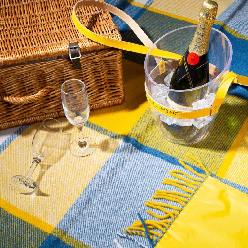 The Heating & Plumbing London Picnic Duo - Blue Check & Yellow Picnic Duo image