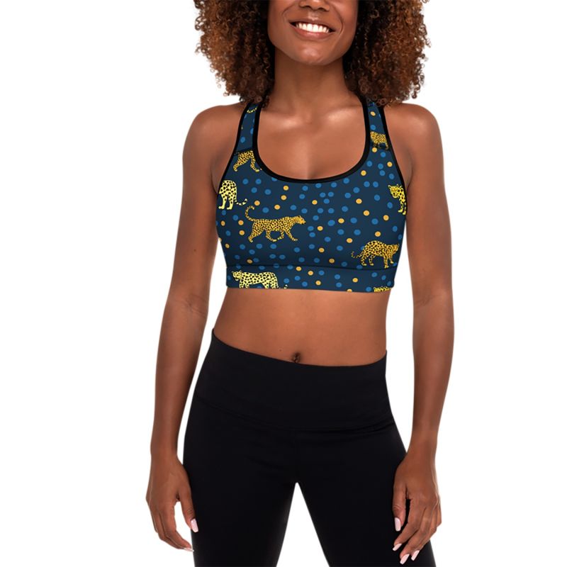 Sports Bra In Leopards Land image