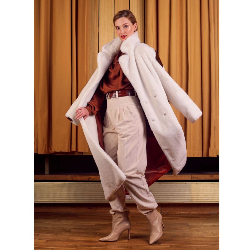 Faux Fur Coat Heera Marshmallow image