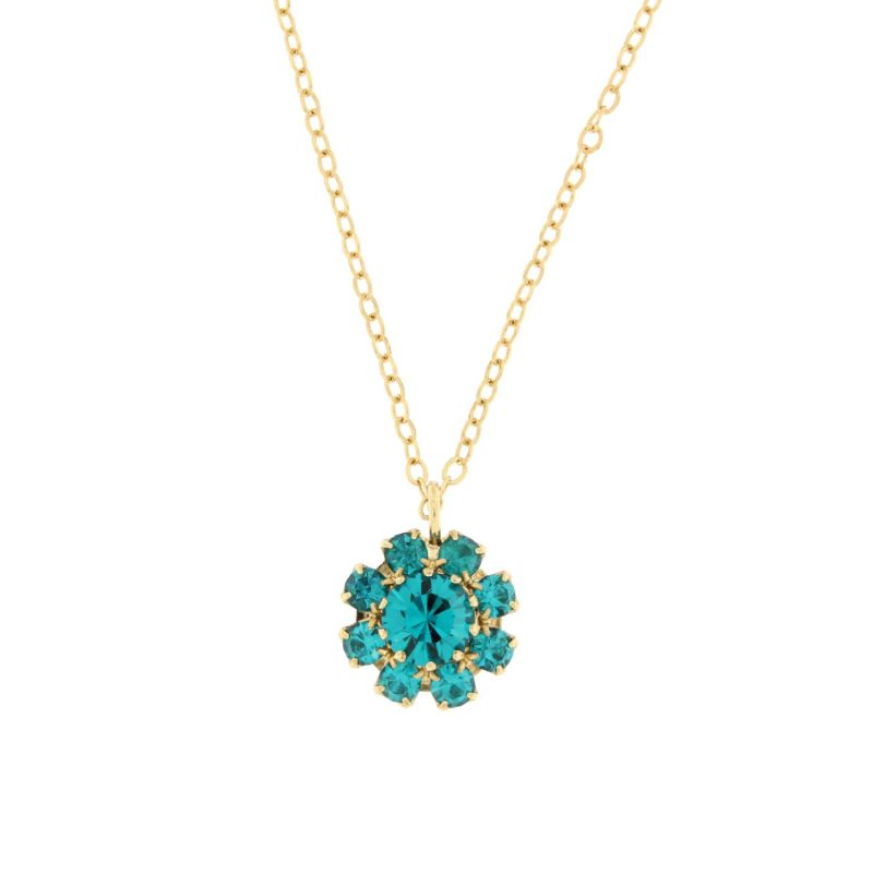 Florentine Garden Blue Zircon Necklace image