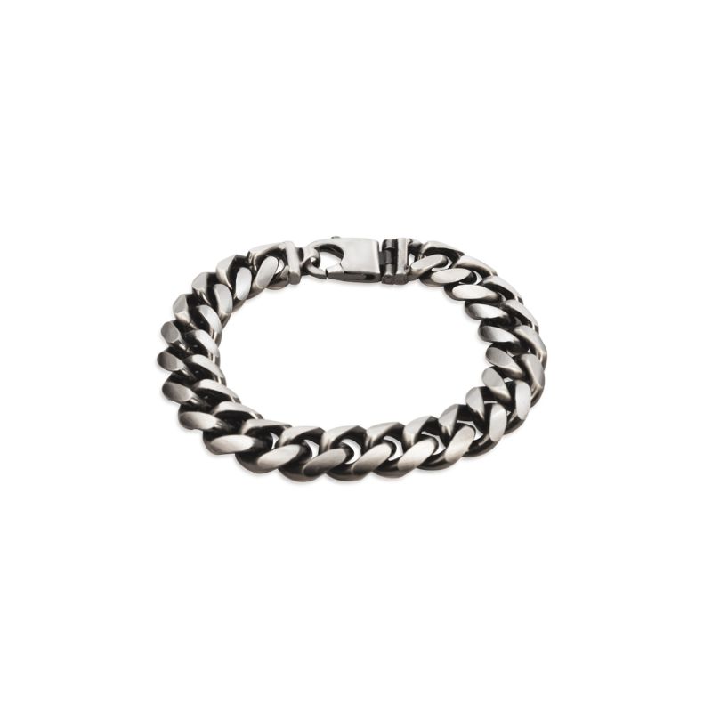 Diamond Cut Black Rhodium Bracelet 13.3Mm image