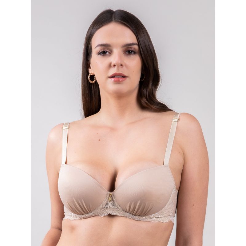 Angelina Push-Up Bra Nude, BonBon Lingerie