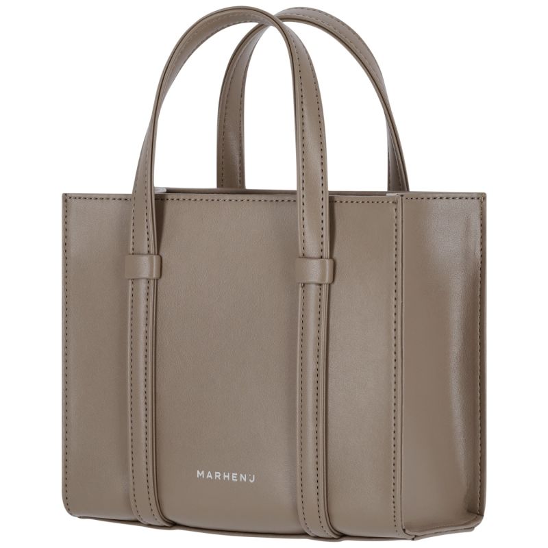 Apple Leather Shoulder Bag - Laura Mini - Sole Taupe image