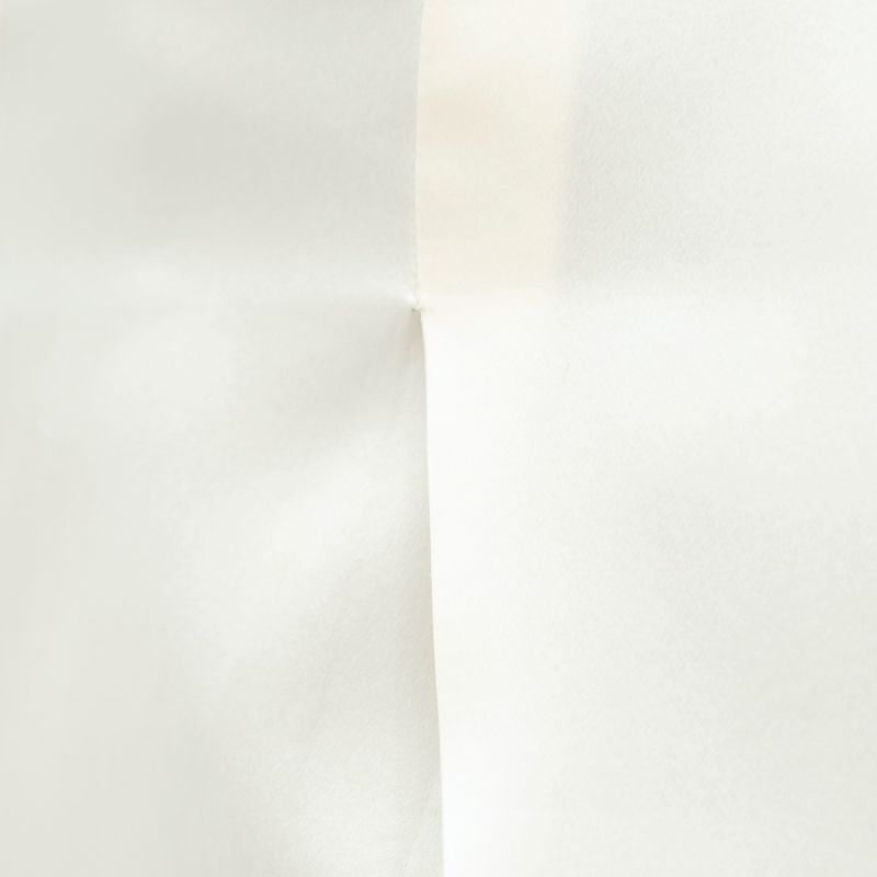 Manila Silk Tailored Shorts In Pearl White image