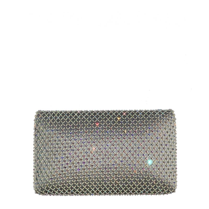 Champagne Fishnet Clutch image