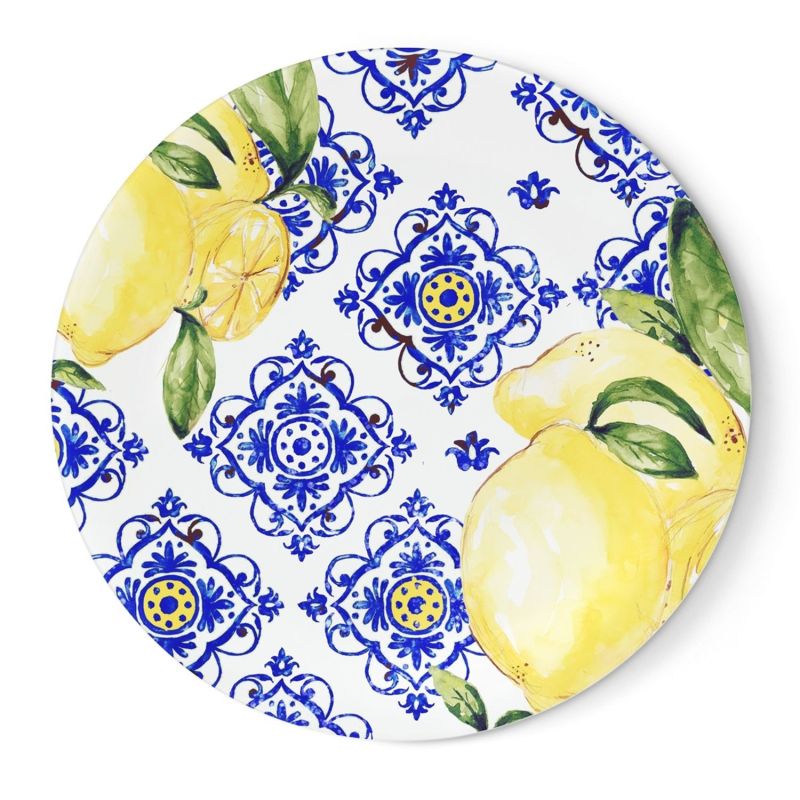 Amalfi Coast Collection Melamine Dinner Plate Set Of 4 image