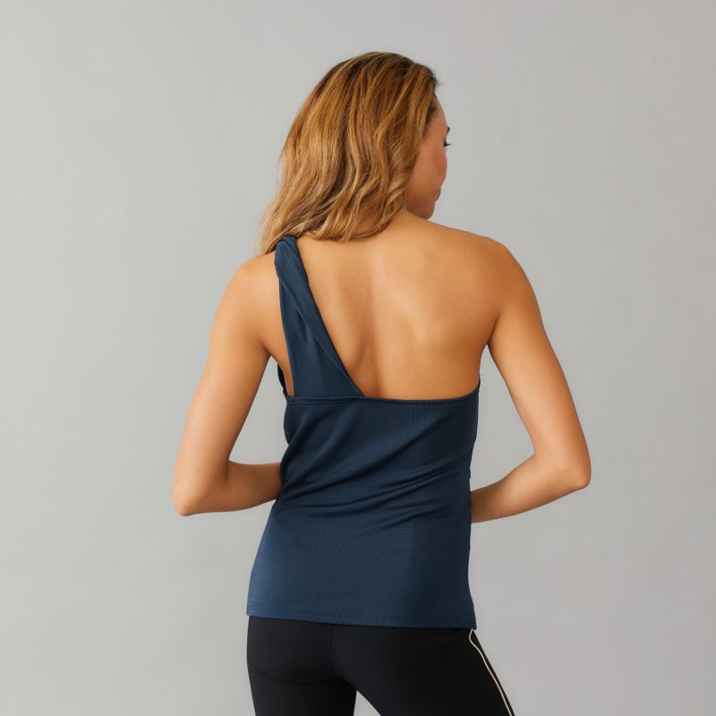 Generation X Blue Twist Shoulder Top image