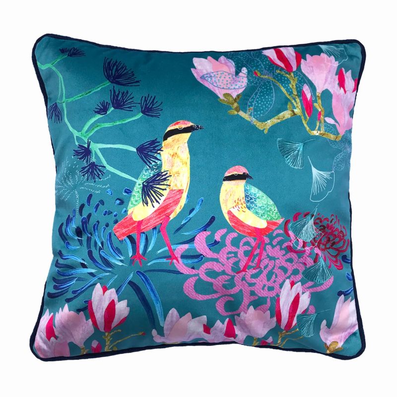 Songbird Velvet Cushion image