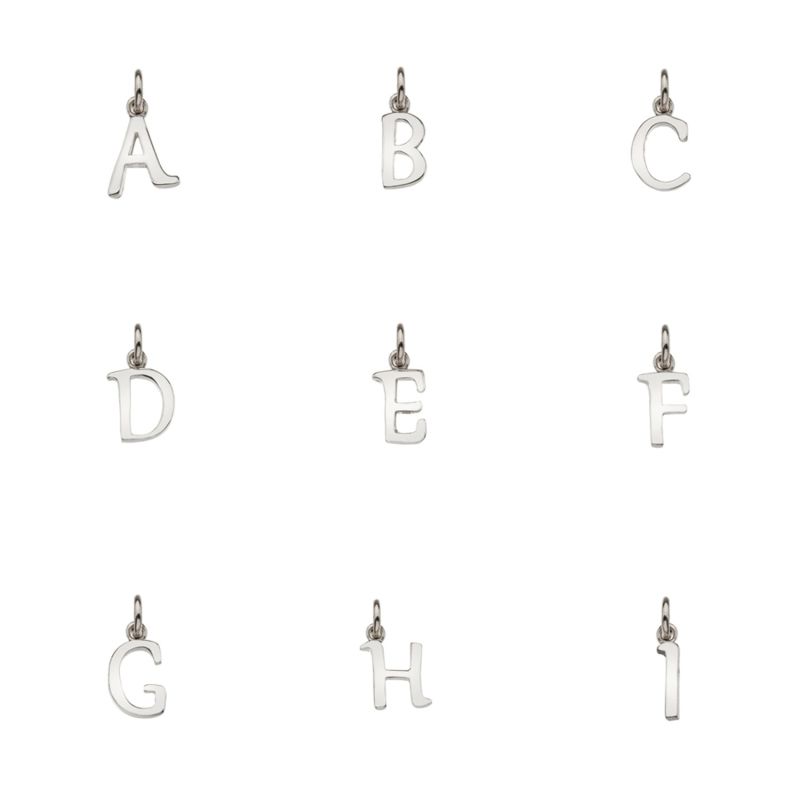 Audley Sterling Silver Alphabet Pendant image