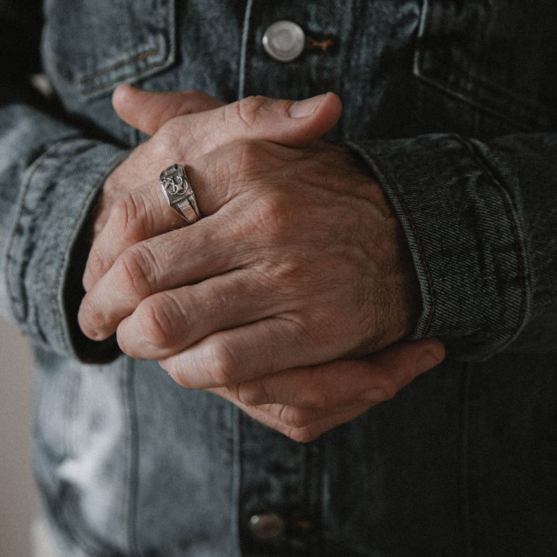 Anchor Signet Ring image