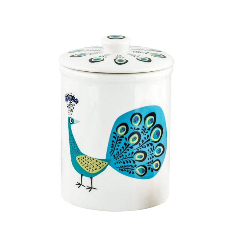 Peacock Storage Jar image