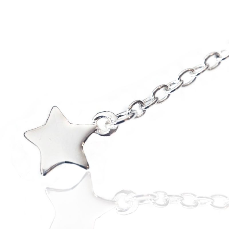 Skinny Star Earring - Silver image