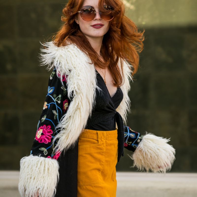 Penny Fleur Faux Fur Jacket image