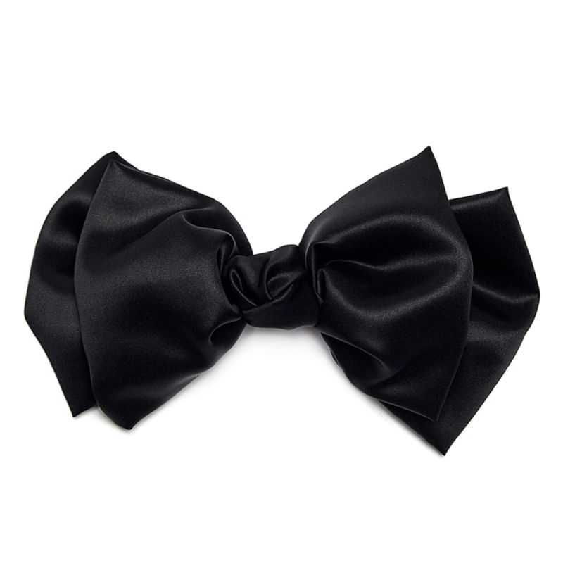 Silk Hair Clip Gala Black image