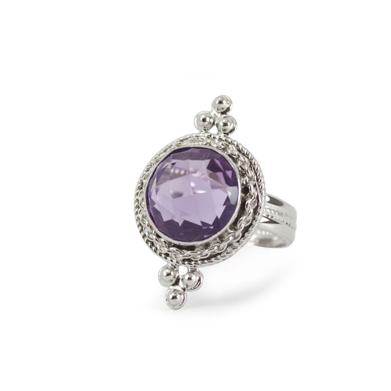 Juno Amethyst Tondo Ring image