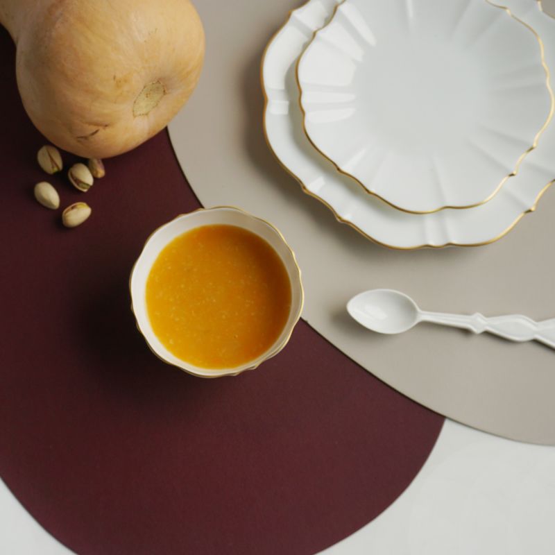 Deco Placemats, Set Of Two - Burgundy image