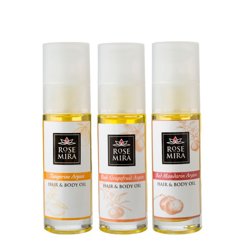 Citrus Organic Argan Oil Trio For Hair & Body image