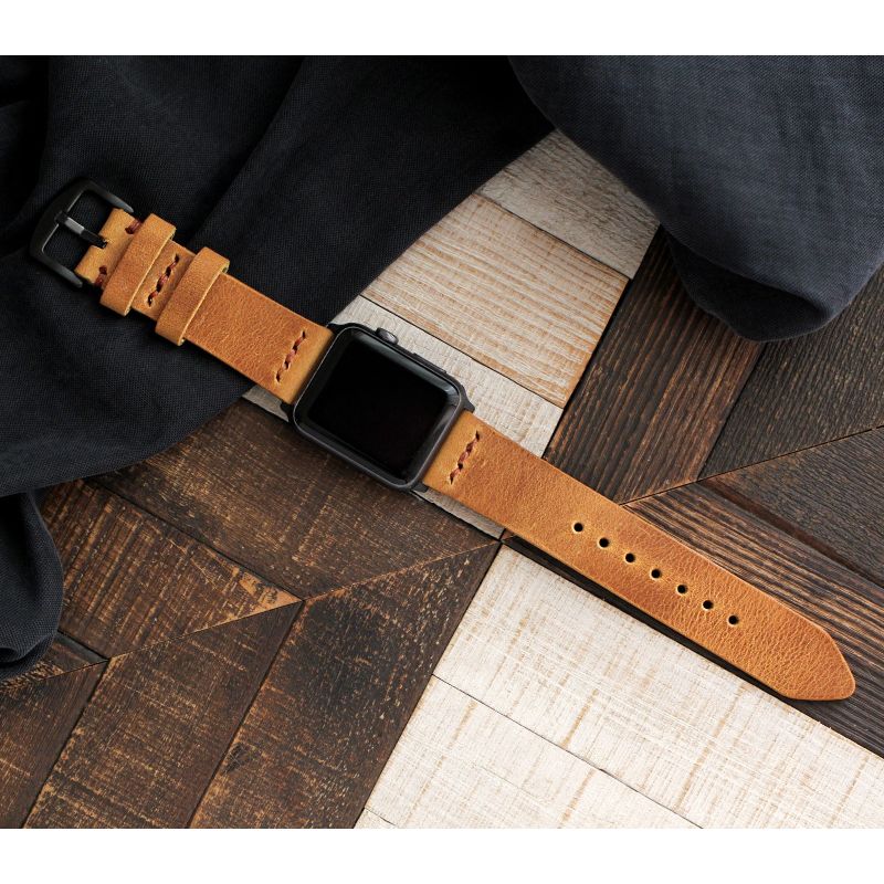 Apple Watch Leather Band - Mustard image