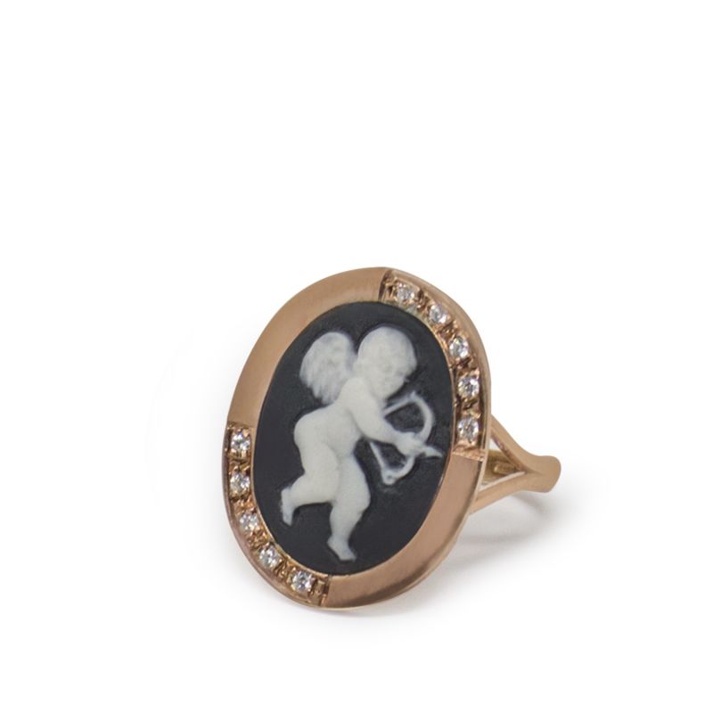Cupid Cameo Ring image