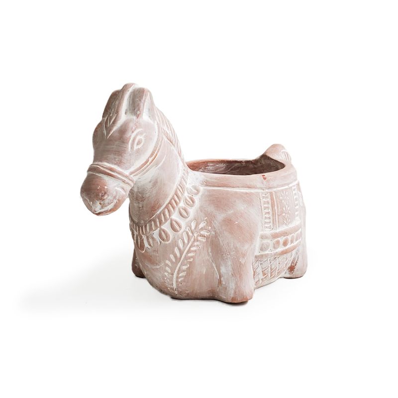 Terracotta Pot - Horse image